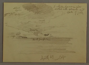 Sky Study over Sea, April 1869