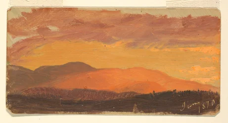 Sunset, Hudson Valley, June 1870