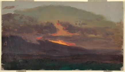 Sunset Across the Catskills, 1870–80