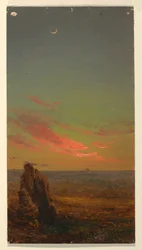 Sunset Near Rome, 1868–69