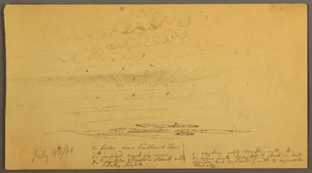 Sunset Over Hills, July 9, 1866