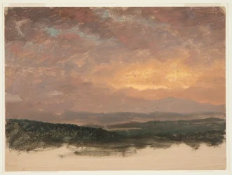 Sunset Over the Catskills, 1870–80