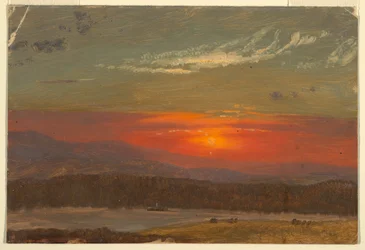 Sunset Over the Catskills, 1870–80