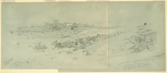 Temples at Morning, Baalbek, May 12, 1868