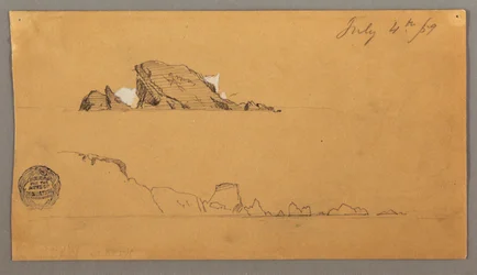 Two Icebergs, July 4, 1859