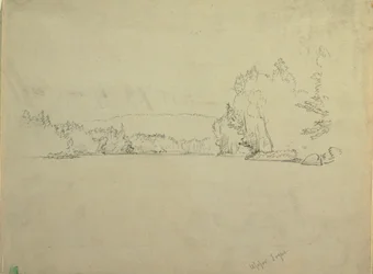 Upper Togue Lake, ca. 1885