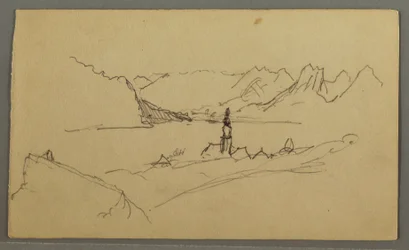 Valley, Church, St. Gilgen Austria, possibly 1868