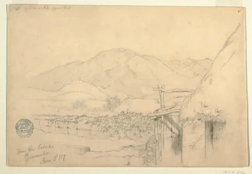 View from the Inn at Guaranda, Ecuador, June 3, 1857