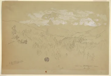 View near Berchtesgaden, Bavaria, June 1868