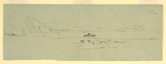 View of the Peninsula of Sorrento of Capri, Italy from the Northeast, 1869