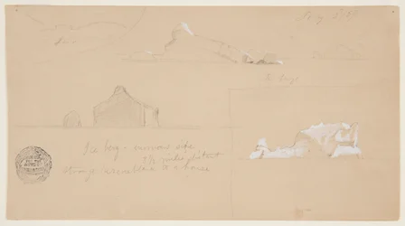 Iceberg with Strange Resemblance to a House