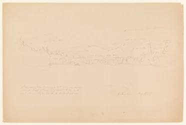 Shore of Lake and Foothills of Mount Katahdin