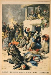 Events of Crete, from "Le Petit Journal"
