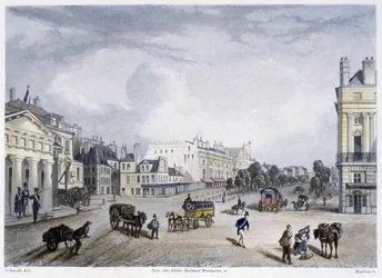 The boulevard du Temple - in 