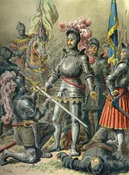 Francois I in Pavia (1525), defeat where he was taken prisoner