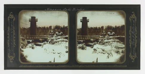 Winter Niagara Falls, Terrapin Tower from Goat Island