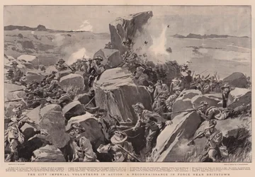 The City Imperial Volunteers in Action, a Reconnaissance in Force near Britstown