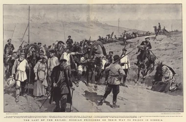 The Last of the Exiles, Russian Prisoners on Their Way to Prison in Siberia