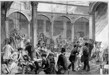 View of the Workshop for Mannequins and Assembly of Wax Statues at the Grevin Museum in Paris