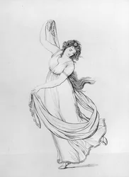 The Muse of Dance, Plate VI from 