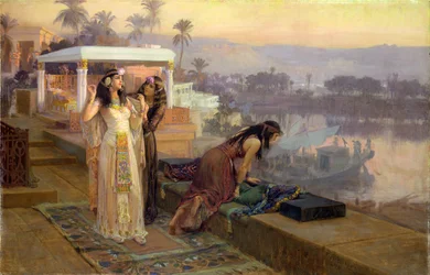 Cleopatra (69-30 BC) on the Terraces of Philae, 1896