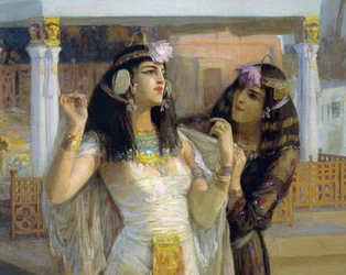 Cleopatra on terraces of Philae