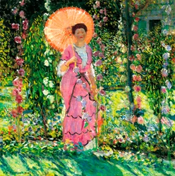 Hollyhocks