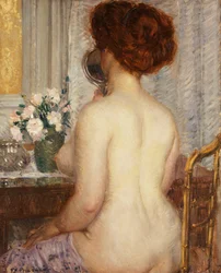 Woman at a Dressing Table