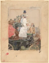 Spectators at the Grand Prix
