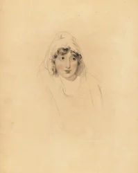 Portrait of Lady Augusta Lowther, Countess of Fane (engraved by Frederick Christian Lewis)