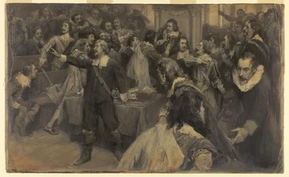 Scene in the House of Parliament, March 2, 1629