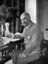 Sir William Schwenck Gilbert, English playwright and humorist, 1911-1912
