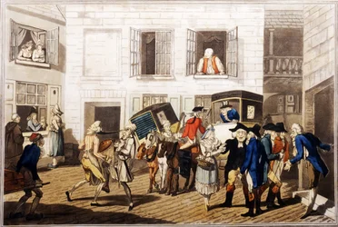 Inn Yard at Calais