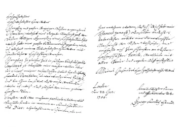 Letter by George Frideric Handel, 1750 1865