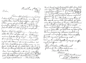 Letter by Robert Burns to Mrs Dunlop of Haddington, 1788