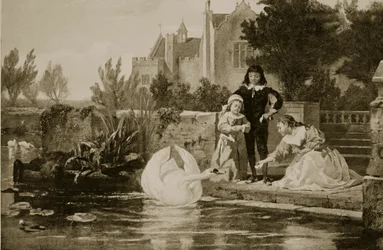 The children of Charles I, illustration from “Hutchinson