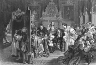 James II receiving news of the landing of the Prince of Orange