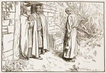 Owini at the Monastery, Illustration from 