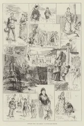 Sketches from The Armada at Drury-Lane Theatre