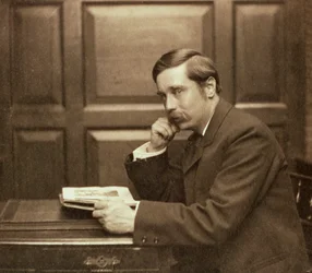 HG Wells, British author