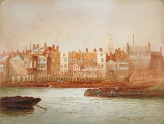 Wharves at Limehouse, London