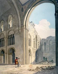 Choir of the Church of St Bartholomew-the-Great during repairs, Smithfield, City of London