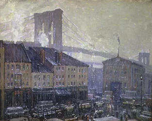 East River, New York, Winter