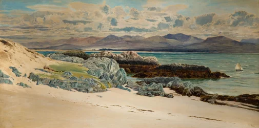 Snowdon And Caernarvon From Llanddwyn Island