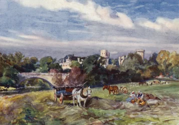 Warwick Castle from the Bridge