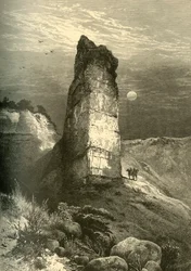 Monument Rock, Echo Canyon, 1874