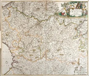Map of the Count of Artois