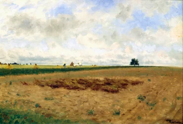 Landscape with Haystacks