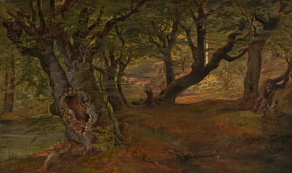 View of Bregentved Forest, Sjaeeland, mid 1830s