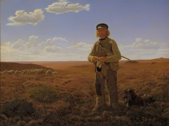 A Jutland Shepherd on the Heath